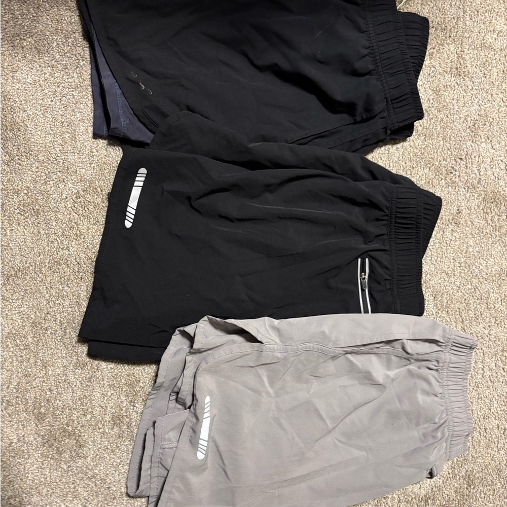 DSG Black and Gray Performance Shorts Trio